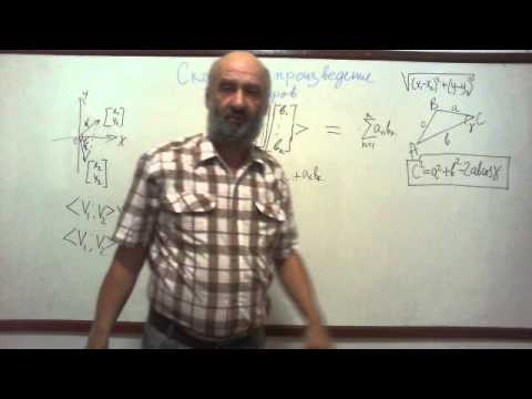 Видео: Скалярное произведение. Часть 1.