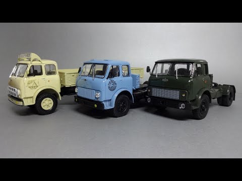 Видео: Масштабные модели МАЗ-500 || Наш Автопром || Легендарные грузовики СССР китайской сборки