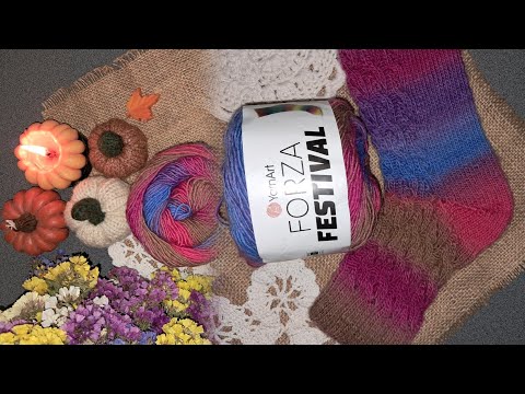 Видео: Огляд пряжі Forza Festival від Ярнард 