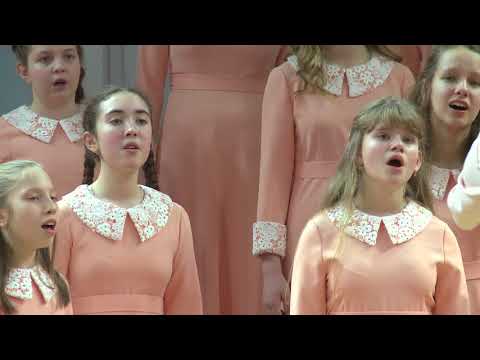 Видео: С.Рахманинов, ст. М.Лермонтова "По небу полуночи ангел летел" Детский хор Аврора