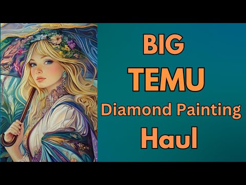 Видео: БОЛЬШОЙ ТЕМУ: Алмазная вышивка — Распаковка — Алмазное искусство — Бюджетные поделки