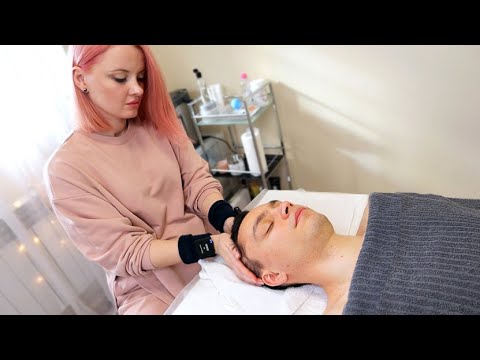 Видео: Чистый ASMR | Массаж головы и лица от Ольги