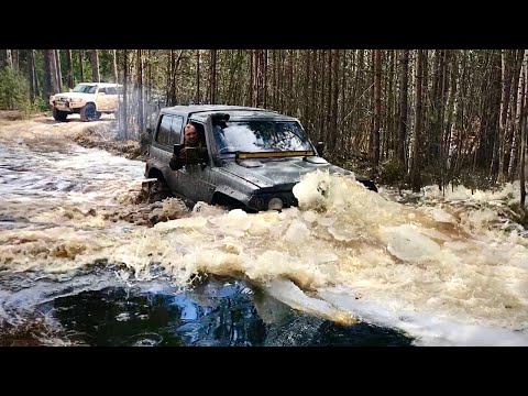 Видео: Весенний OFFROAD! Вода, грязь, Патролы на 42х и Уазы на 35х