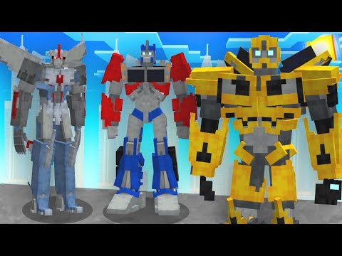 Видео: Лучший Мод на ТРАНСФОРМЕРОВ в Майнкрафт (Craftformers prime)