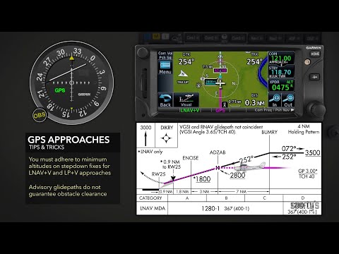 Видео: Советы по заходу на посадку с использованием RNAV/GPS (LPV, LNAV+V и др.) — советы по пилотирован...