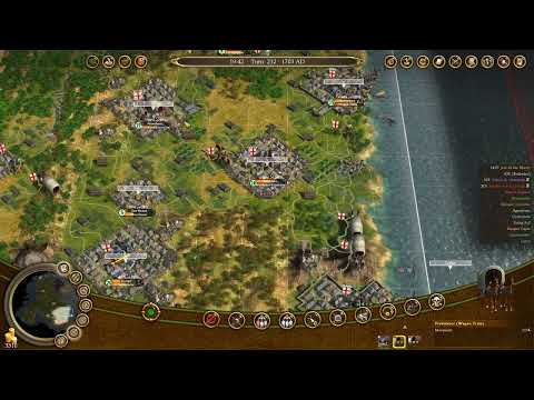Видео: Прохождение Civilization 4 Colonization, уровень Patriot, без загрузок 24 - Щит независимости.