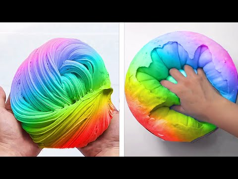 Видео: Как ни странно Удовлетворение Слизь ASMR Нет Музыка Видео  Расслабляющий Слизь 2020 г.  34