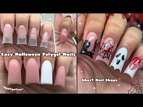 Видео: ЛЕГКИЙ ПОЛИГЕЛЕВЫЙ МАНИКЮР НА ХЭЛЛОУИН! НОВАЯ ФОРМА НОГТЕЙ «ПРИВИДЕНИЕ» И НЕЙЛ-АРТ НА ХЭЛЛОУИН | ...