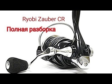 Видео: Ryobi Zauber CR. Полная разборка. Техническое обслуживание рыболовной катушки