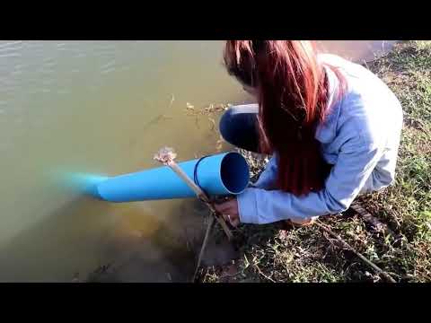 Видео: Девушка показала необычный способ рыбалки. Девушки на рыбалке