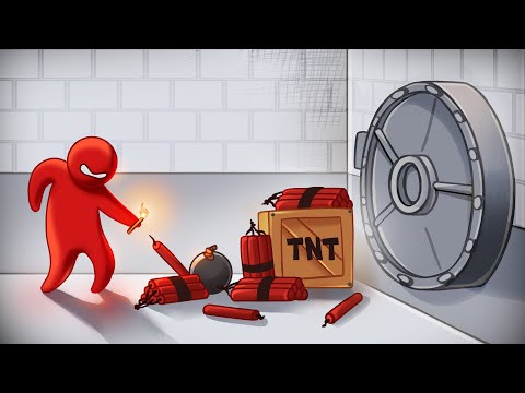 Видео: ОГРАБЛЕНИЕ МУЗЕЯ!!! УГАР В HUMAN: FALL FLAT!!!