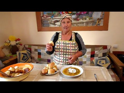 Видео: Кубанский борщ с чесночными пампушками
