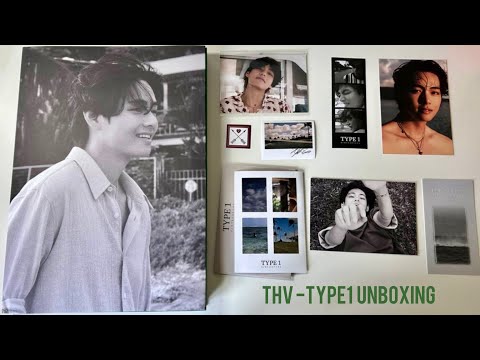 Видео: Распаковка Kim Taehyung V TYPE 1 photobook