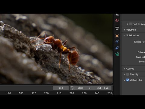Видео: Макрофотореализм в Blender
