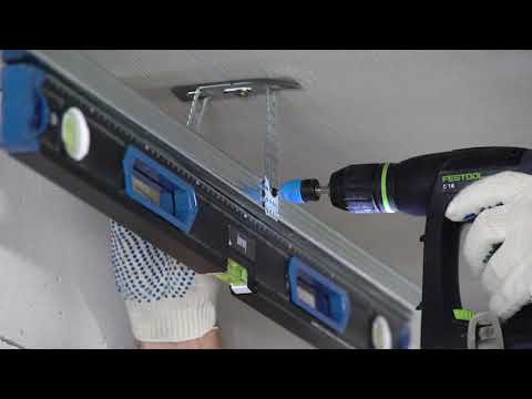 Видео: Монтаж подвесного потолка П 112