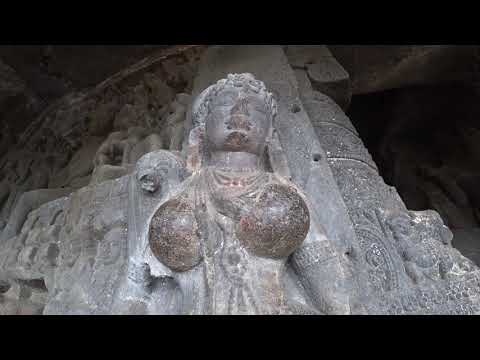 Видео: Мистические пещеры Эллоры в Индии