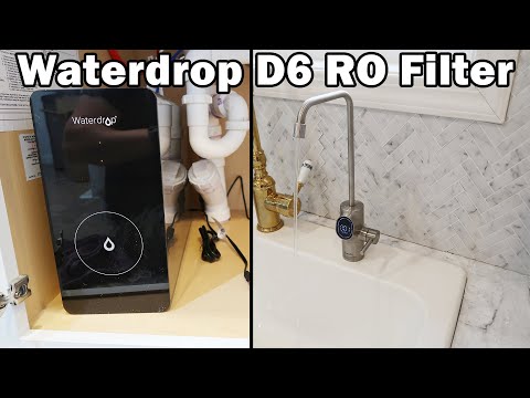 Видео: Установка и первое использование фильтра обратного осмоса Waterdrop D6
