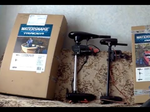 Видео: Обзор WATERSNAKE T18-FW  VS WATERSNAKE FWTCS30. Лодочные электромоторы.