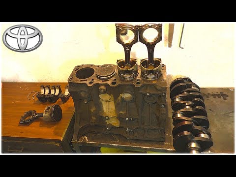 Видео: Двигатель проехал 300000+ км. Осмотр японского мотора 4SFE (toyota vista)
