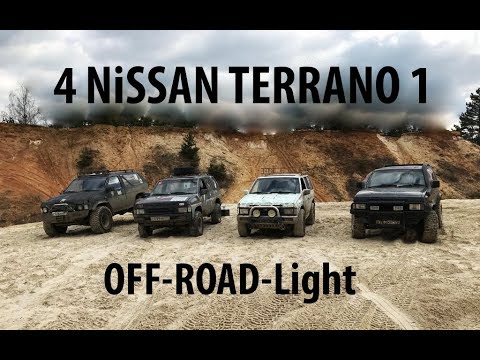 Видео: Подготовленные Terrano I  против стока в лёгком OffRoad. Зачем лифтовать Terrano?