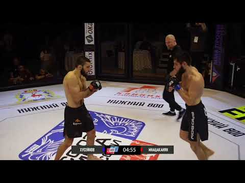 Видео: Рудольф Мнацаканян vs Хусейнов Вахоб, 61.2кг. ММА 1-3 октября 2021г. Нижний Новгород.