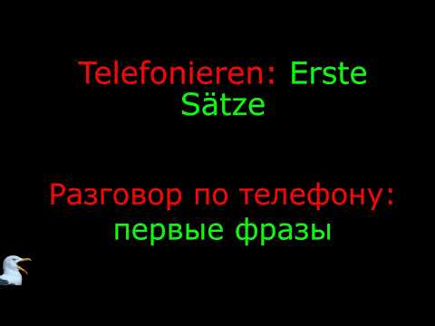 Видео: Немецкий по телефону: 12 фраз, чтоб звучать уверенно