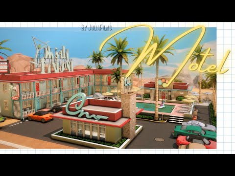 Видео: Мотель│Строительство│Motel│SpeedBuild│NO CC [The Sims 4]