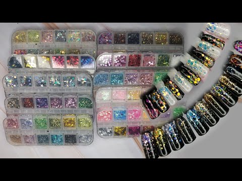 Видео: Классные наборы с блестками. Распродажа на алиэкспресс 11.11 Smarty Sale