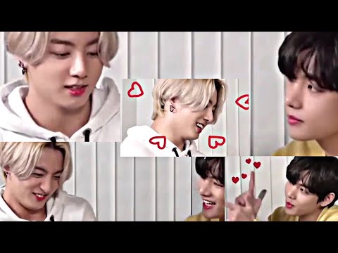 Видео: Когда Ви играет с волосами и с нетерпением ждет улыбки Jk's & Taehyung любит отдыхать на его плече.
