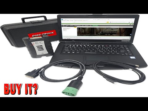 Видео: Диагностический адаптер EDL V3 для сельскохозяйственных грузовиков и тракторов, сервисный сканер ...