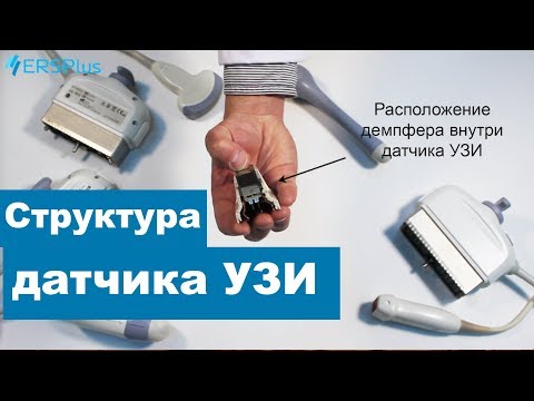 Видео: Строение ультразвукового датчика. Датчик УЗИ в разрезе