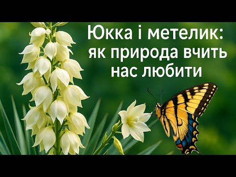 Видео: Юкка і метелик: як природа вчить нас любити🌲🌷🦋