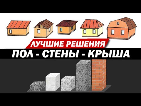 Видео: Какие выбрать стены, крышу и перекрытие, чтобы построить дом под ключ.