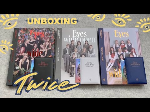 Видео: ✿ распаковка TWICE 트와이스 2nd album Eyes wide open ✿ story ; style ; retro ver.