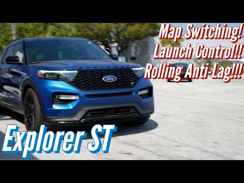 Видео: Launch Control, Rolling Anti-Lag и переключение карт в Ford Explorer ST?! | Matrix Custom OS!