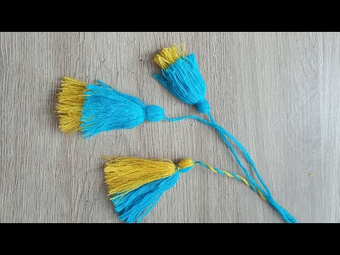 Видео: Китиці( кутасики) для вишиванки. I how to make the tassel. #вишиванки #handmade