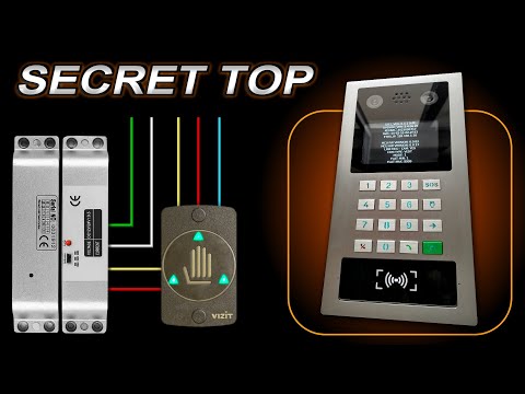 Видео: Домофон SECRET TOP T4 API, Схемы подключения