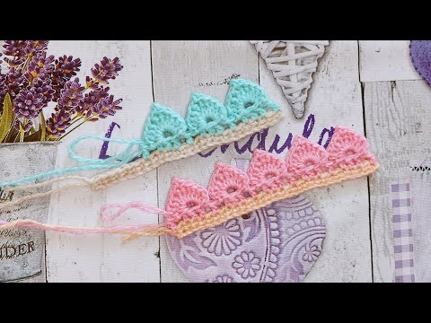 Видео: Шикарная обвязка края крючком / Crochet border