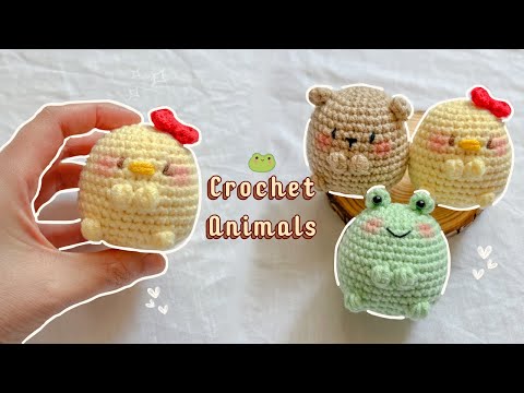 Видео: Как вязать крючком милых животных | Урок по амигуруми | Просто и понятно для начинающих 🐸