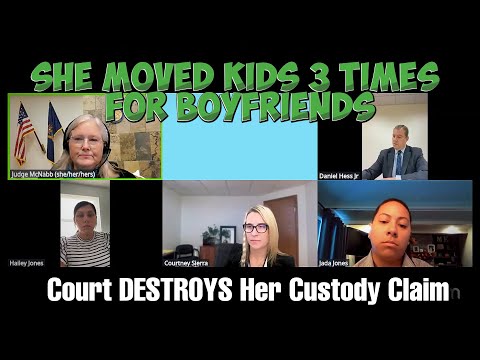 Видео: Судья пресекает попытку женщины захватить опеку после того, как она стала причиной кризиса