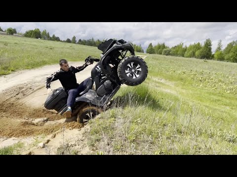 Видео: ЗАРАБОТАЛИ 30 000 рублей! Квадроцикл за сотку. Stels ATV 500 H.