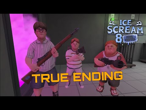 Видео: ФИНАЛ ЛЕДЯНОГО БЕЗУМИЯ! Прохождение обновление и просмотр смерти Рода Салливана Ice Scream 8