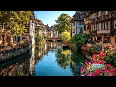 Видео: Мечтательное утро в Страсбурге 🌞 Прогулка по сказочным улицам