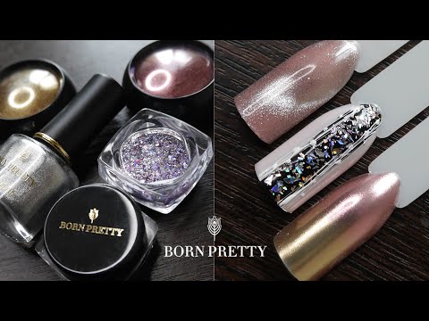 Видео: ХИТ сезона - БЕЛЫЙ кошачий глаз//Born Pretty snowlight cat eye (обычный лак)