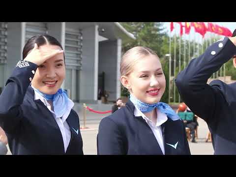 Видео: 6 сентября - прибытие борта Dash 8 Q400 авиакомпании «Asman Airlines».