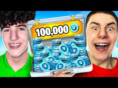 Видео: Последният СПРЯЛ FORTNITE ПЕЧЕЛИ 100,000 V-BUCKS!