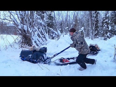 Видео: А ТАК МОЖНО БЫЛО ЧТО ЛИ??? В ТАЙГУ С АККУМУЛЯТОРНОЙ ПИЛОЙ В -11 ЗА ДРОВАМИ / GREENWORKS GC82CS51.