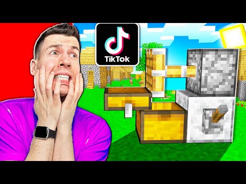 Видео: КАК Я ЭТО СДЕЛАЛ?? ПРОВЕРКА ВИРУСНЫХ ЛАЙФХАКОВ ИЗ ТИК ТОК В МАЙНКРАФТ!