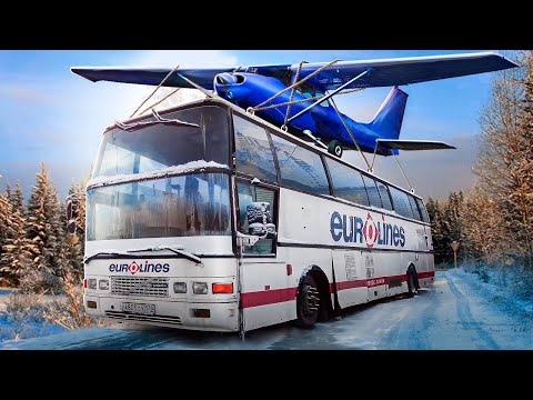 Видео: Оживляем ДОМ на КОЛЁСАХ и Перевозим САМОЛЁТ / Но всё пошло не так..