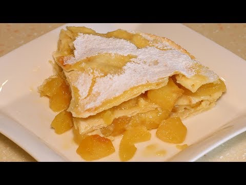 Видео: Нежнейший  яблочный пирог из яблок и лаваша.
